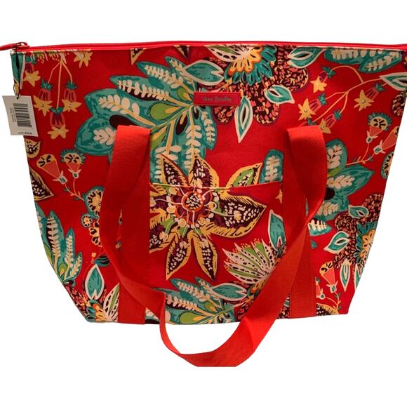Vera Bradley Cooler Tote Insulated Bag,15.5"x 6.25"x 14.75" - Picture 1 of 5